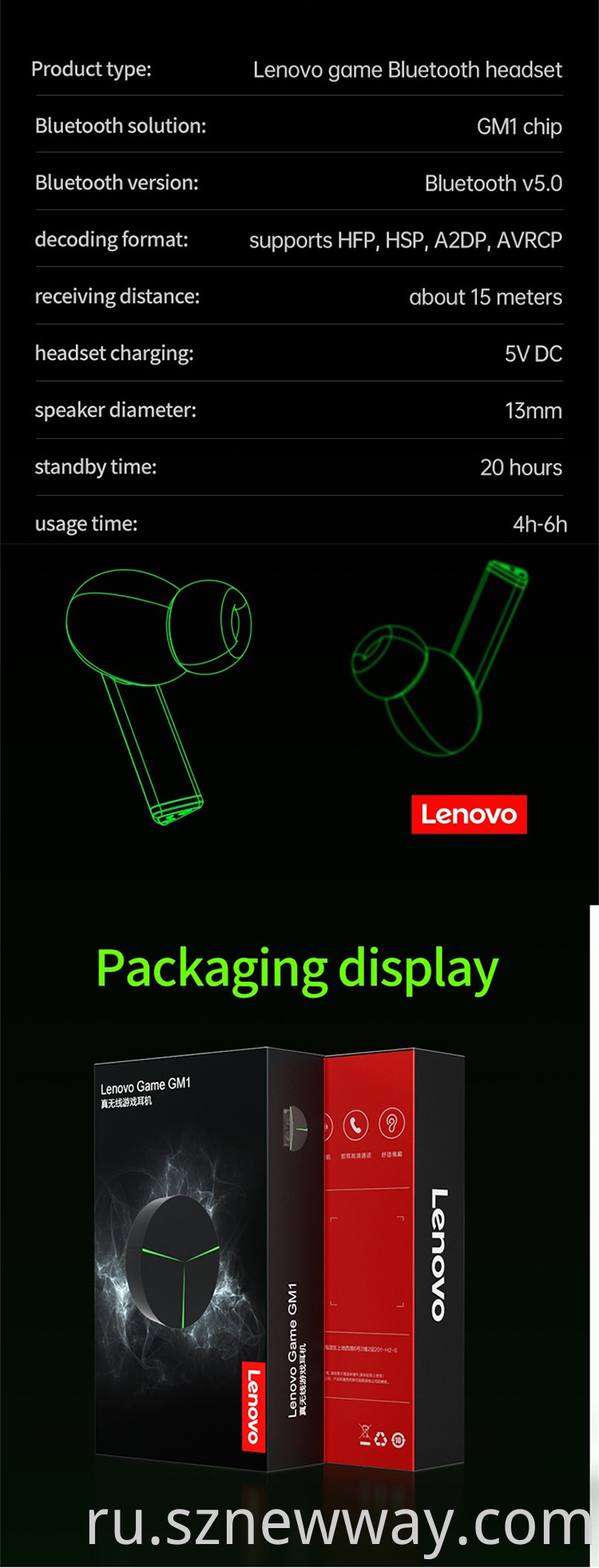 Lenovo Gm1 Headphone